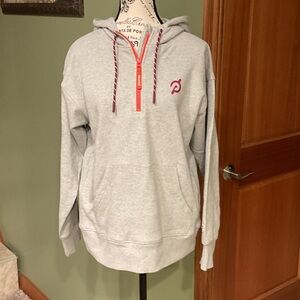 NWT Peloton Light Gray Hoodie, Size XS